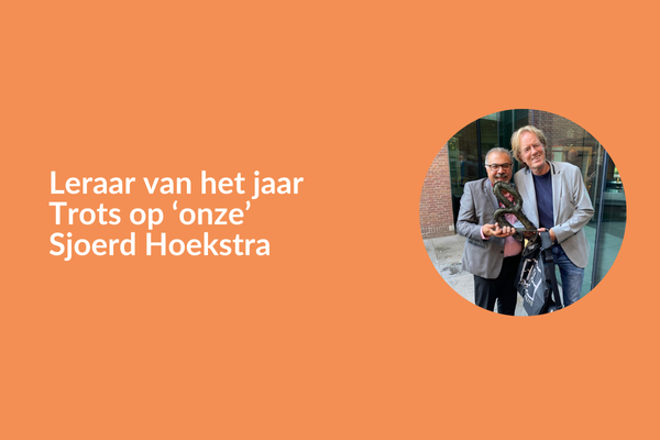 Leraar van het Jaar: nominatie Sjoerd Hoekstra