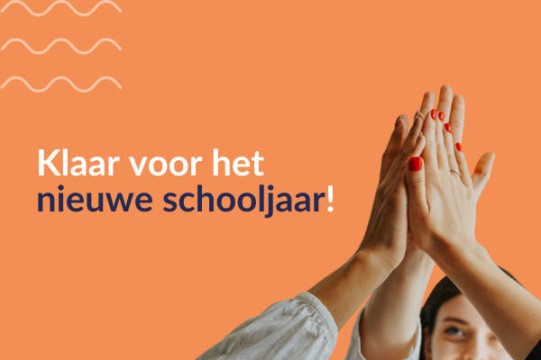 Welkom terug en een mooi nieuw schooljaar gewenst!